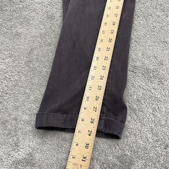 Dockers Vintage Khaki Pants Mens 36x30 Black Pleated Front Straight Cotton Work - Picture 8 of 15